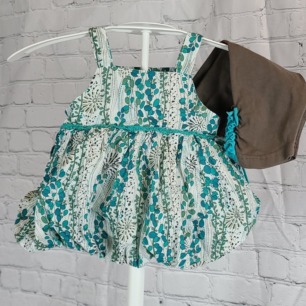 Rabbit Moon bubble hem outfit